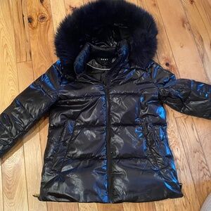 Womens DKNY new no tag jacket size M color black